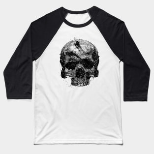 Skull grunge Baseball T-Shirt